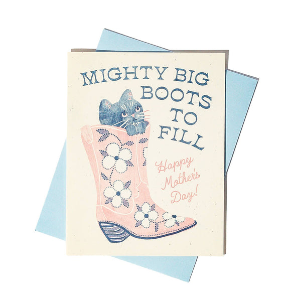 Mighty Big Boots Mother's Day Card - DIGS
