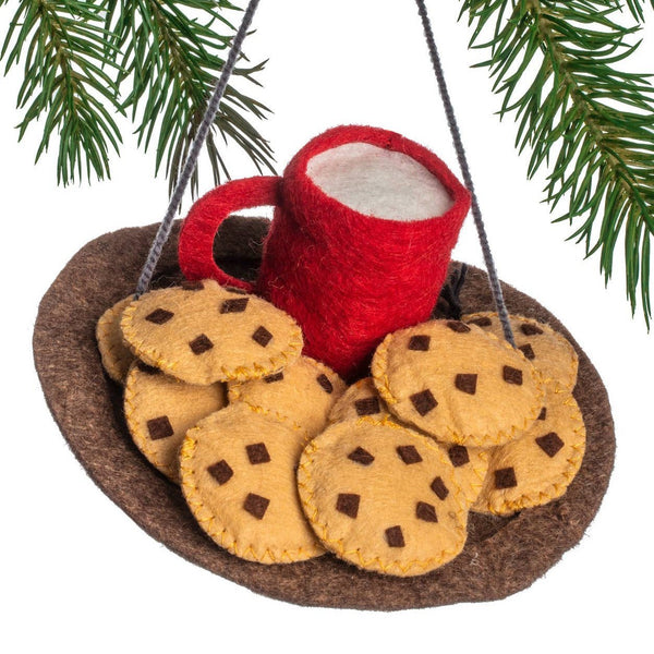 Milk and Cookies Ornament - DIGS