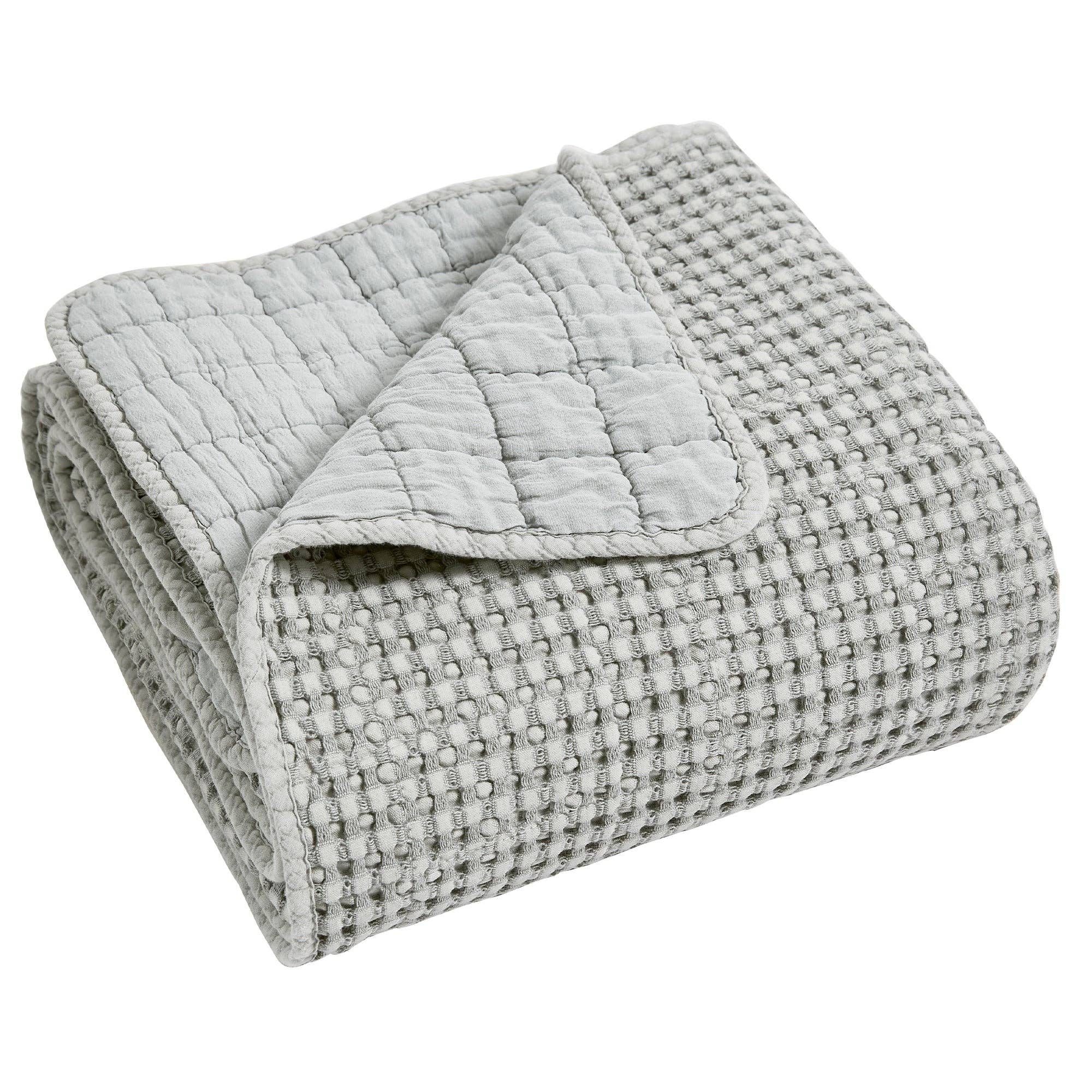 Mills Waffle Quilted Throw - DIGS