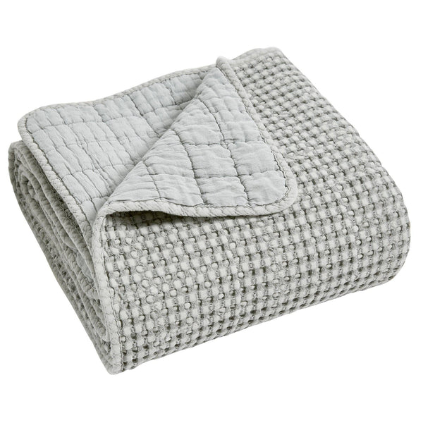 Mills Waffle Quilted Throw - DIGS