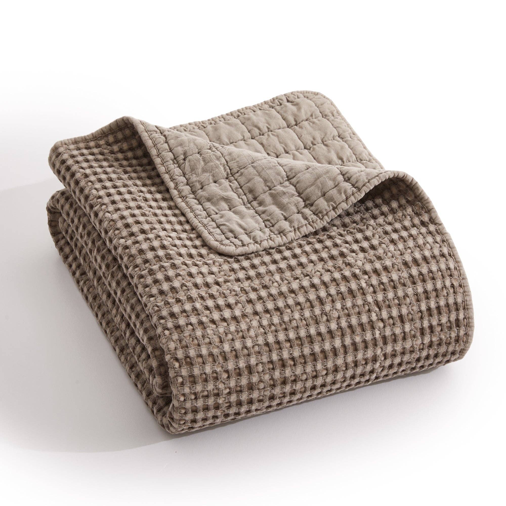 Mills Waffle Quilted Throw - DIGS