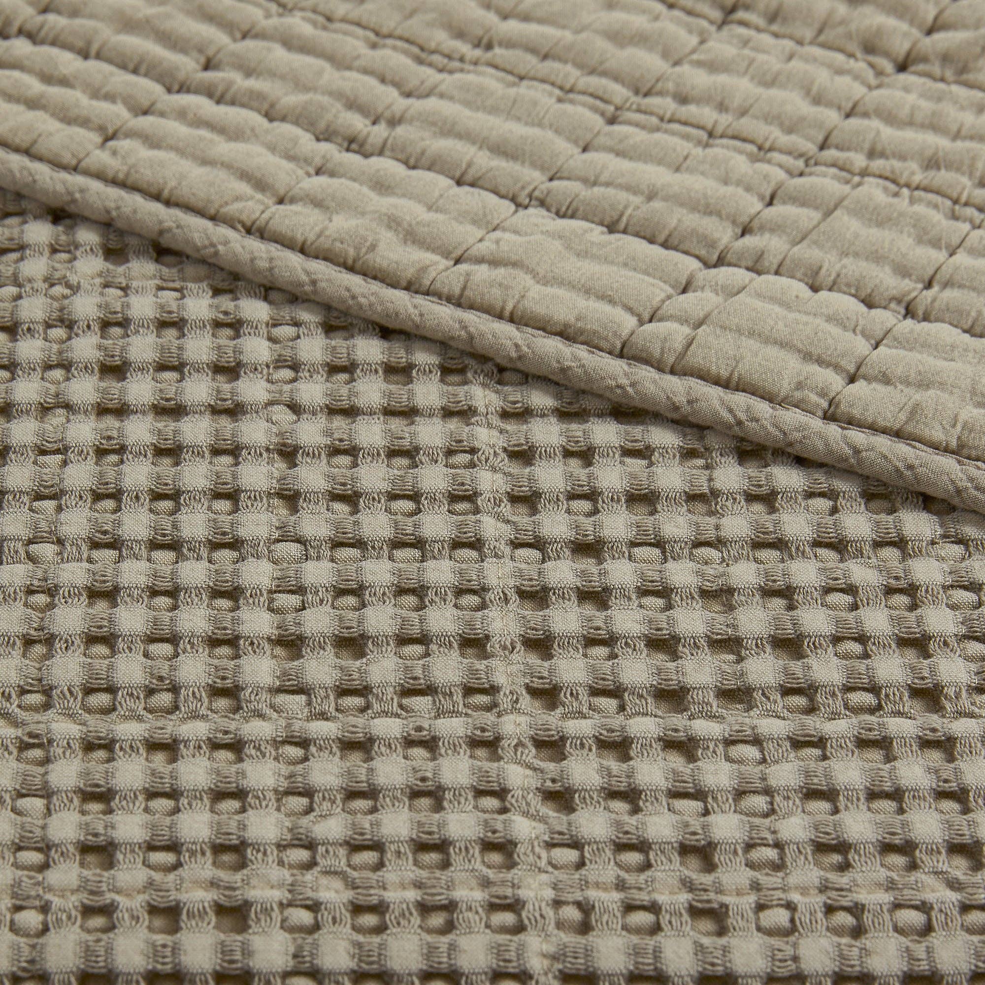 Mills Waffle Quilted Throw - DIGS