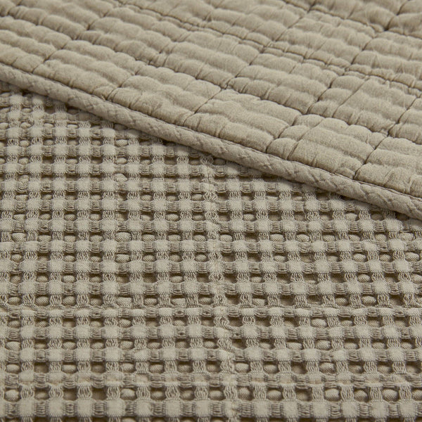 Mills Waffle Quilted Throw - DIGS