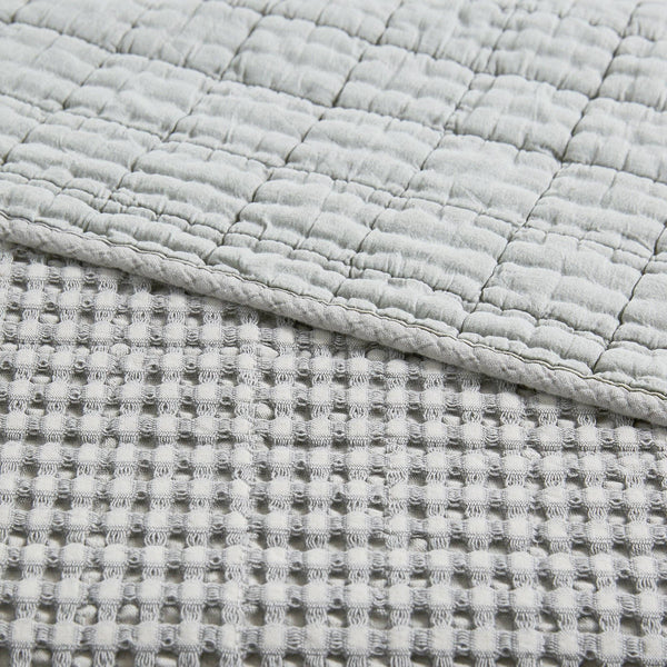 Mills Waffle Quilted Throw - DIGS