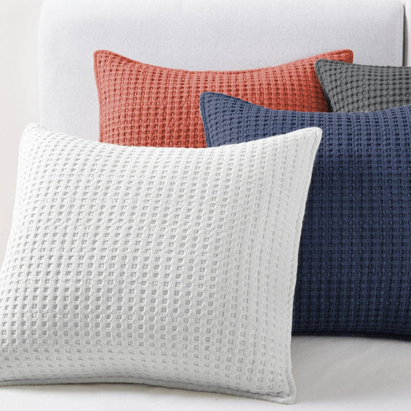 Mills Waffle Square Pillow - DIGS