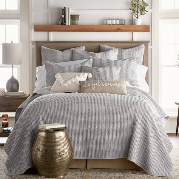 Mills Waffle Square Pillow - DIGS