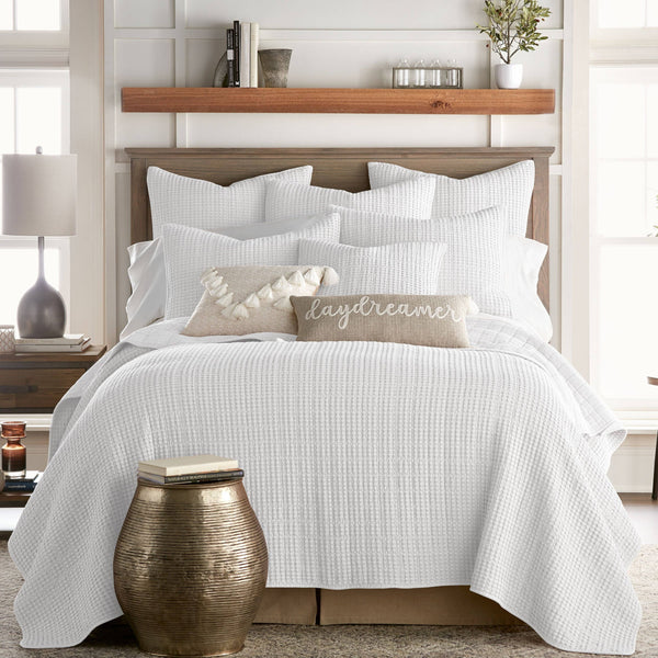 Mills Waffle Square Pillow - DIGS