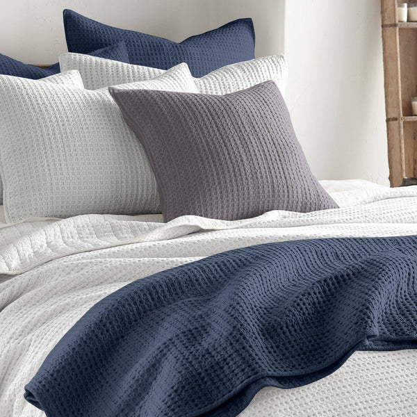 Mills Waffle Square Pillow - DIGS