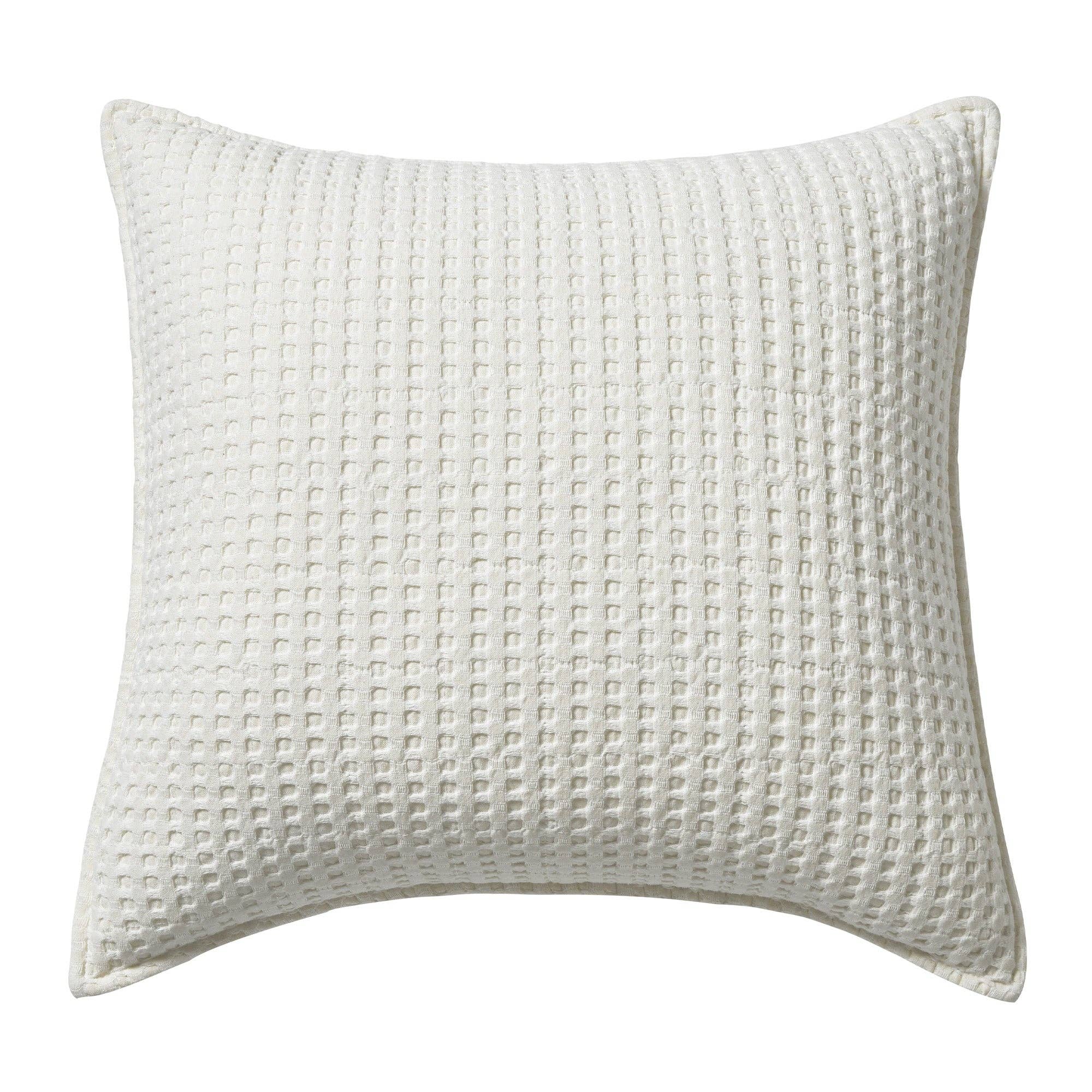 Mills Waffle Square Pillow - DIGS