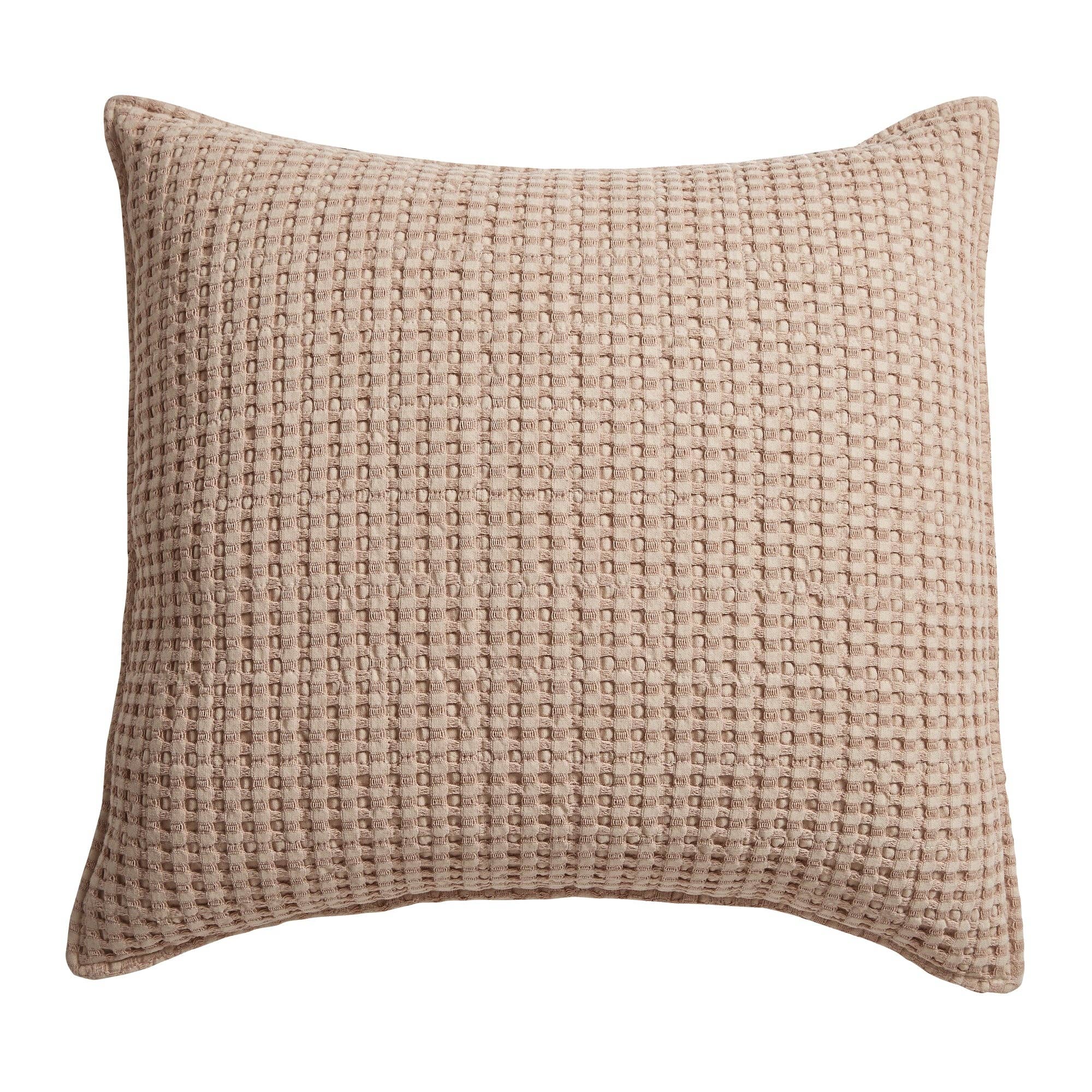 Mills Waffle Square Pillow - DIGS