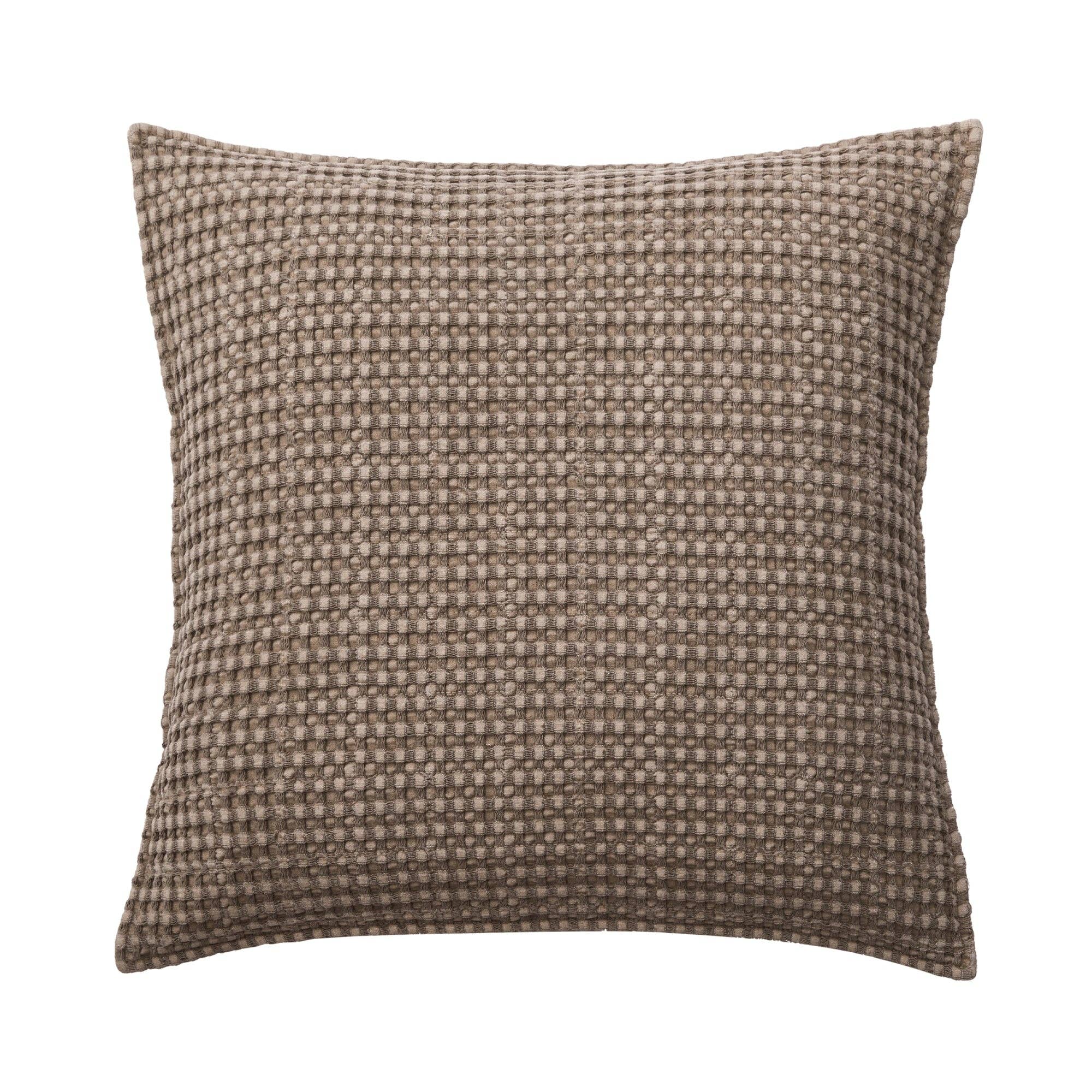 Mills Waffle Square Pillow - DIGS