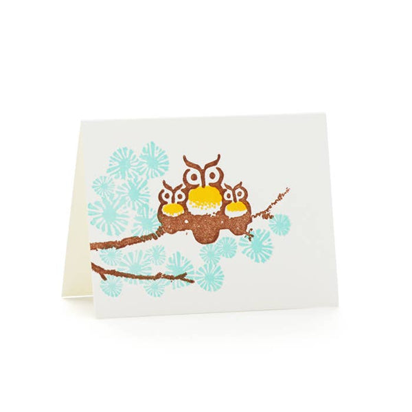 Mini Card - Tree Owls - DIGS