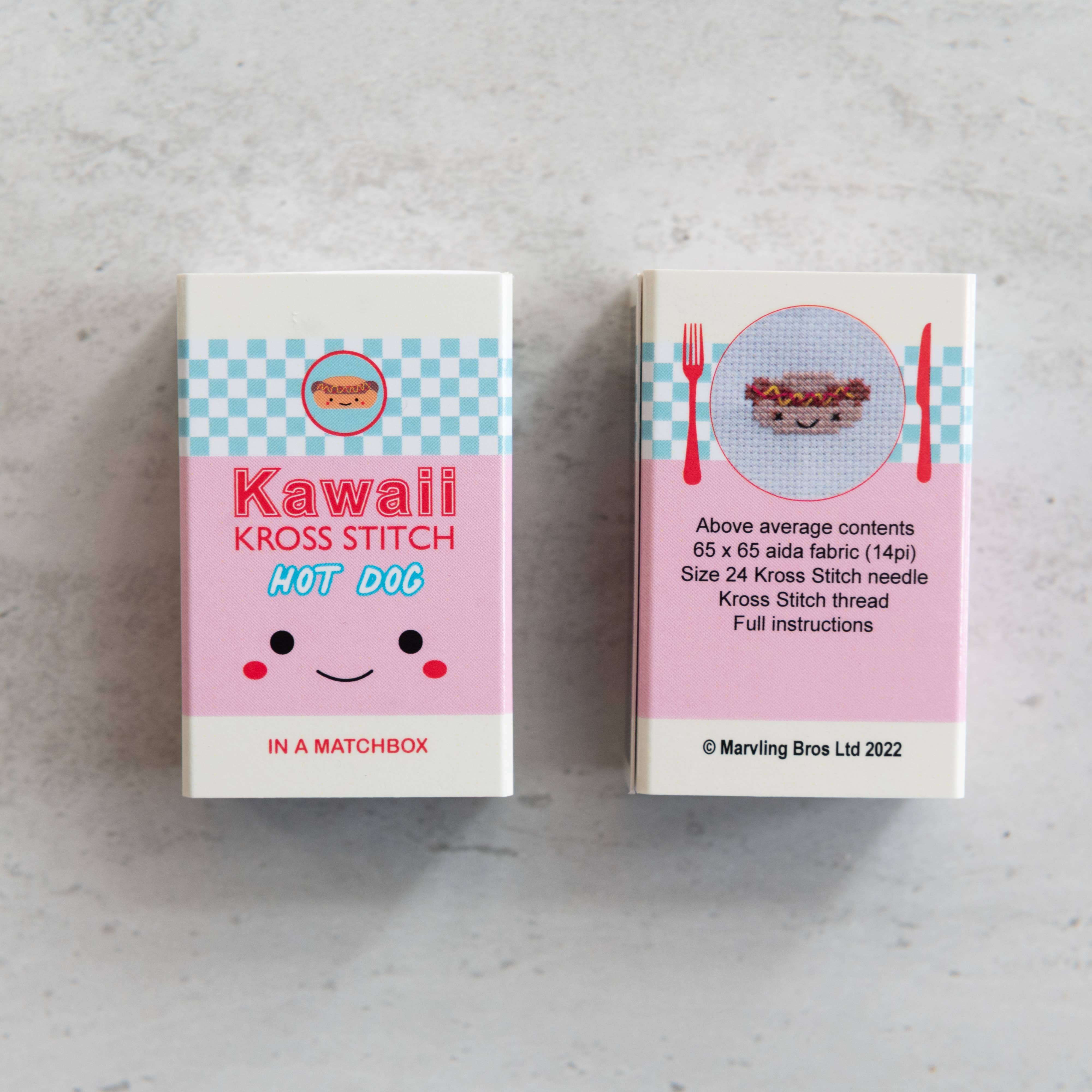 Mini Hot Dog Cross Stitch Kit - DIGS