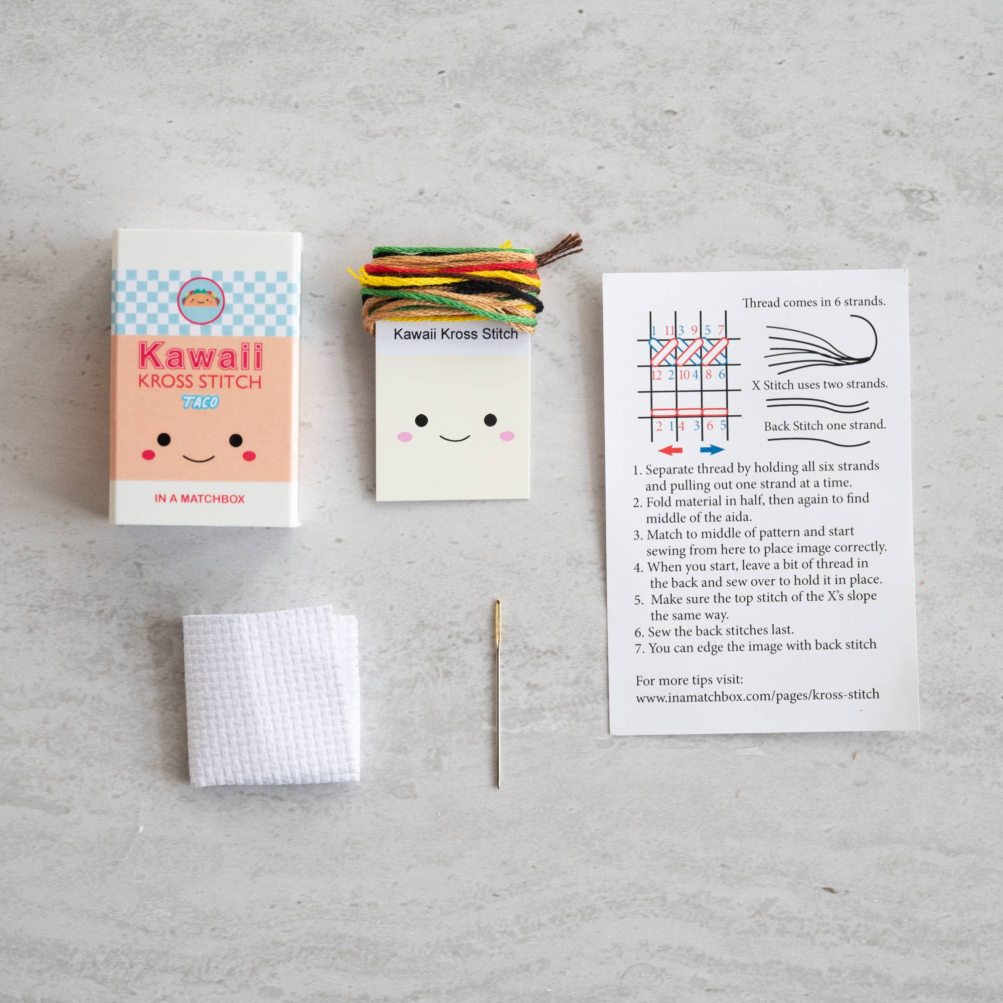 Mini Taco Cross Stitch Kit - DIGS