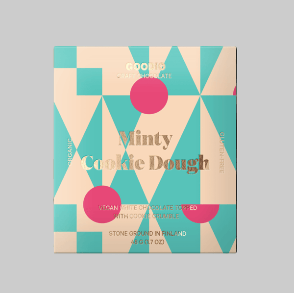 Minty Cookie Dough White Chocolate Bar - DIGS