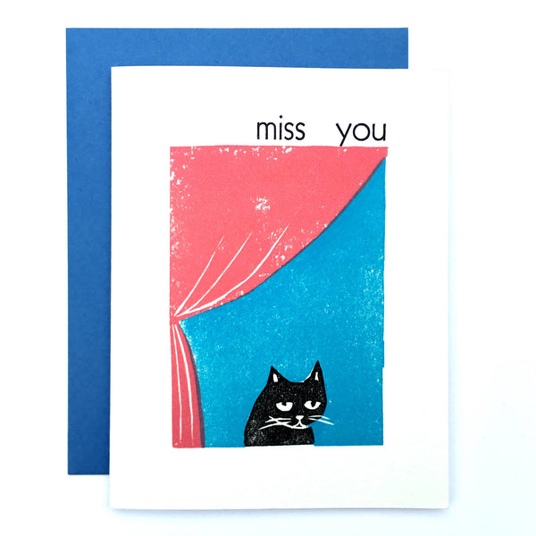 Miss You Cat Card - DIGS