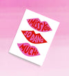 Miss You Lips Love Card - DIGS