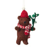 Mistletoe Bear Ornament - DIGS