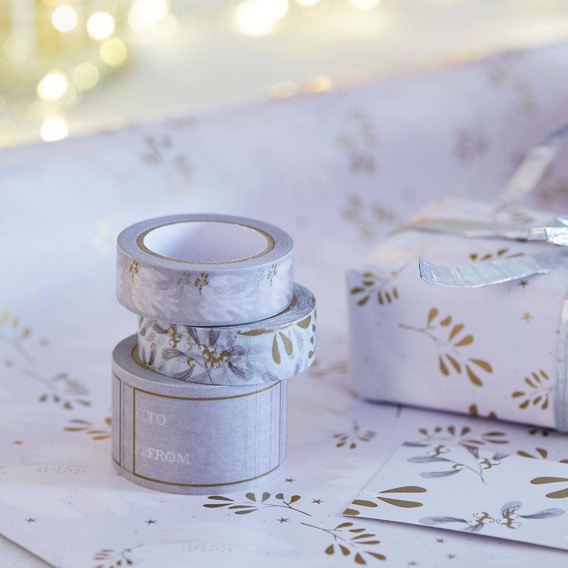 Mistletoe Christmas Paper Tape - DIGS