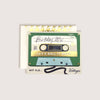 Mix Cassette Tape Birthday Card  - DIGS