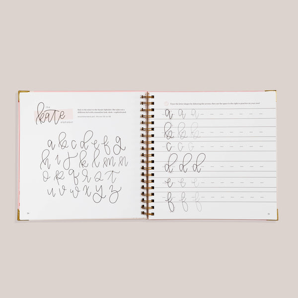 Modern Calligraphy: A Calligraphy Practice Workbook - DIGS