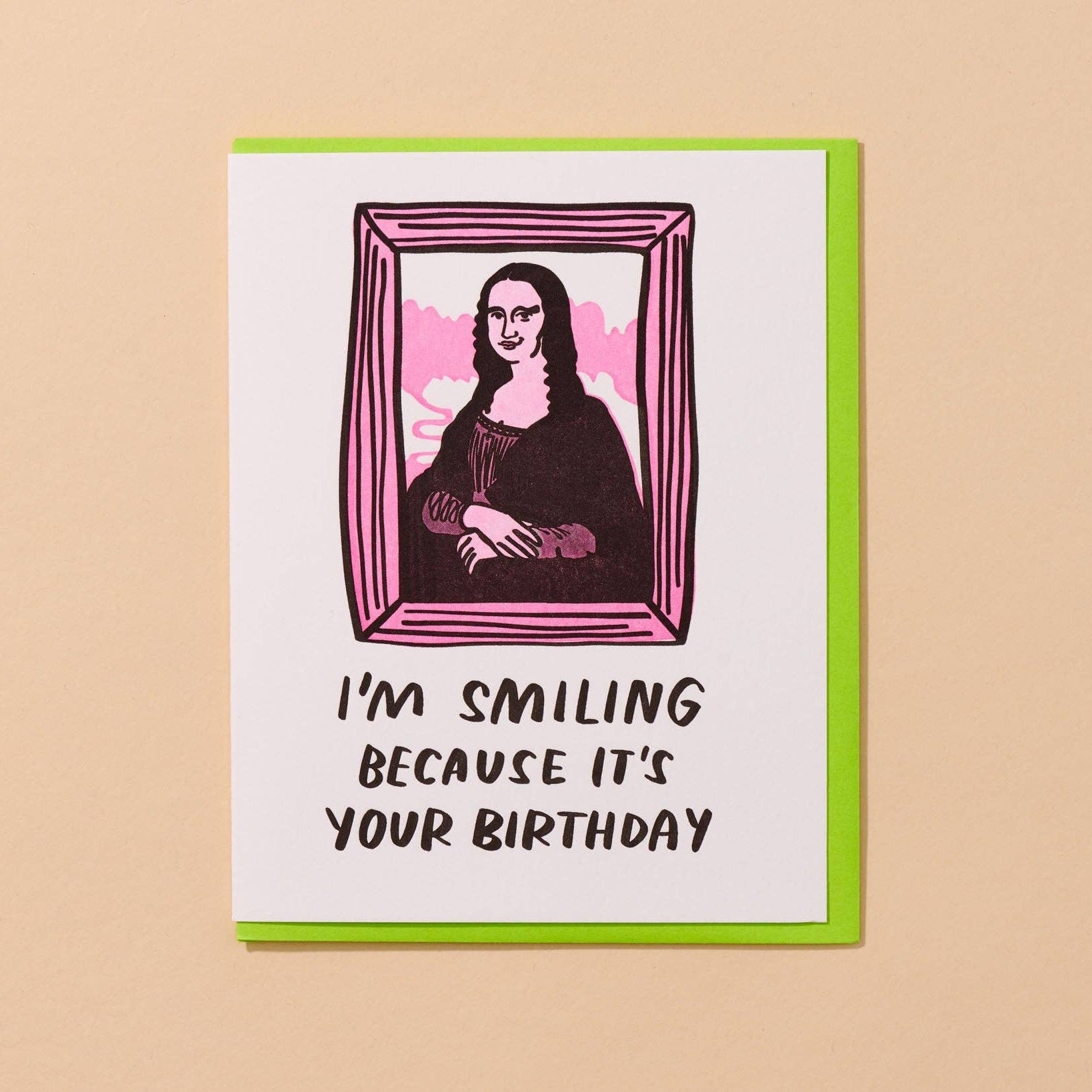 Mona Lisa Birthday Card - DIGS
