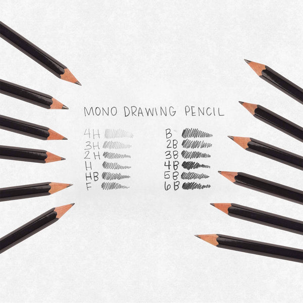 MONO Drawing Pencil Set 12 - Pack - DIGS