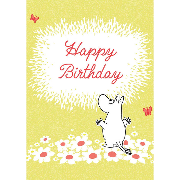 Moomin Daisies Birthday Card - DIGS