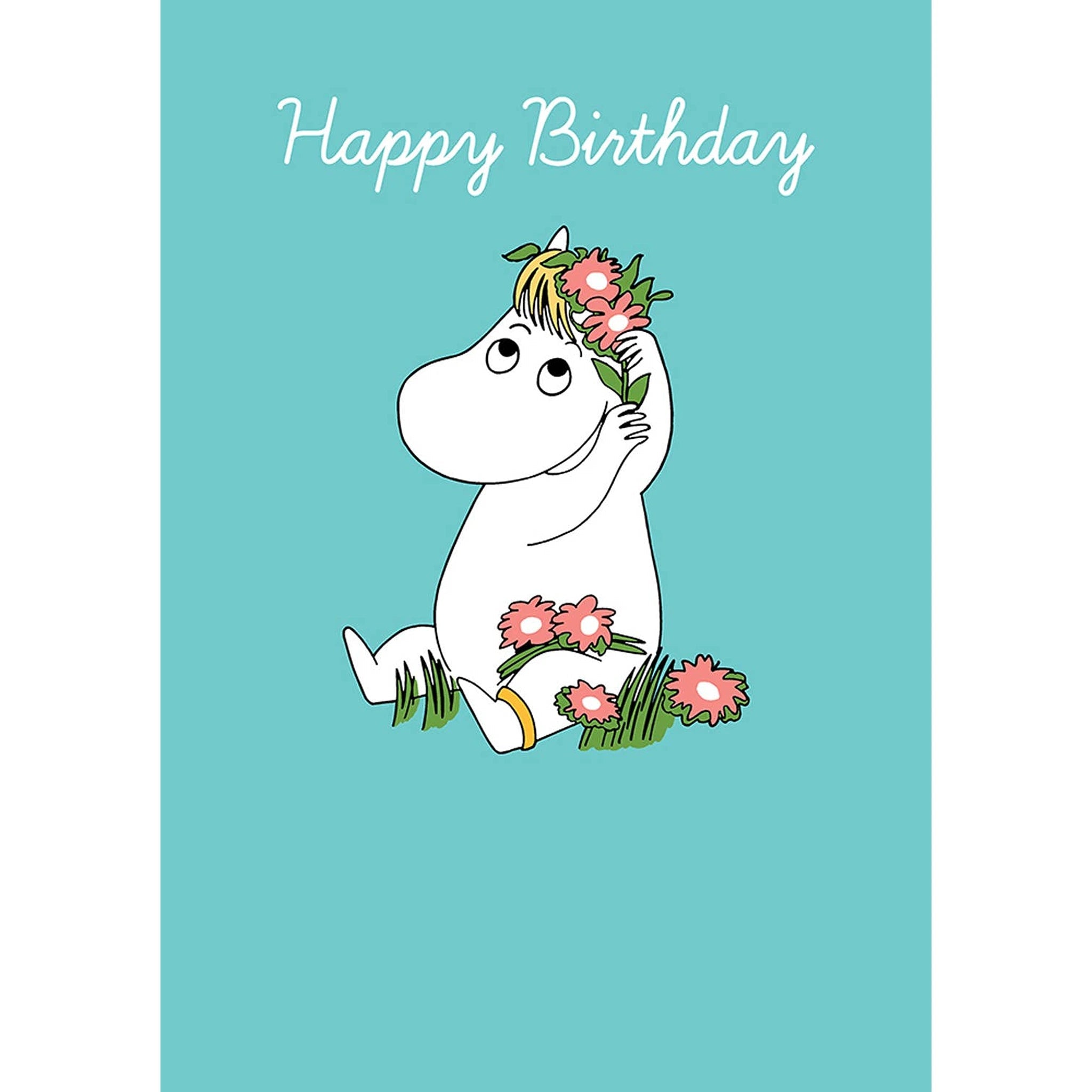 Moomin Flowers Birthday Card - DIGS