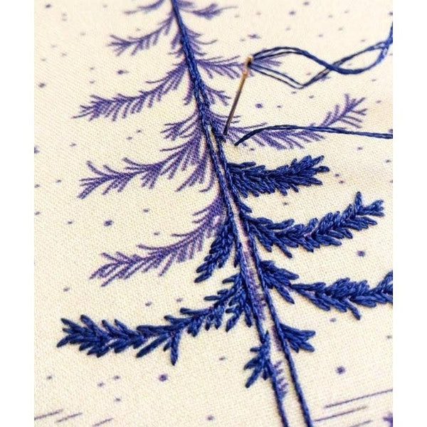 Moonlight Pine Embroidery Kit - DIGS