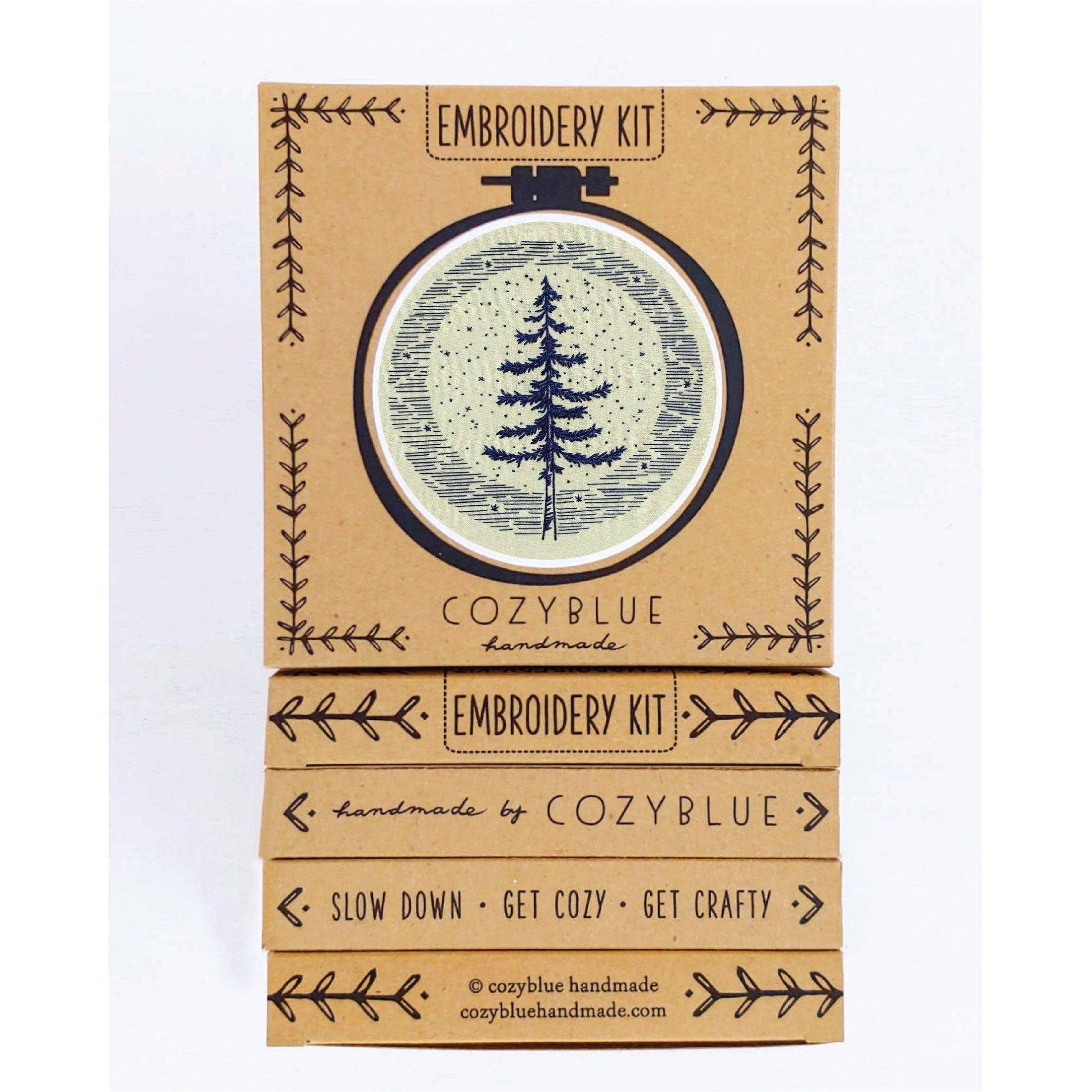 Moonlight Pine Embroidery Kit - DIGS