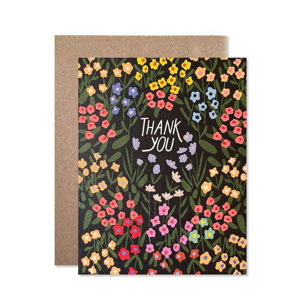 Moonlit Garden Thank You Card - DIGS