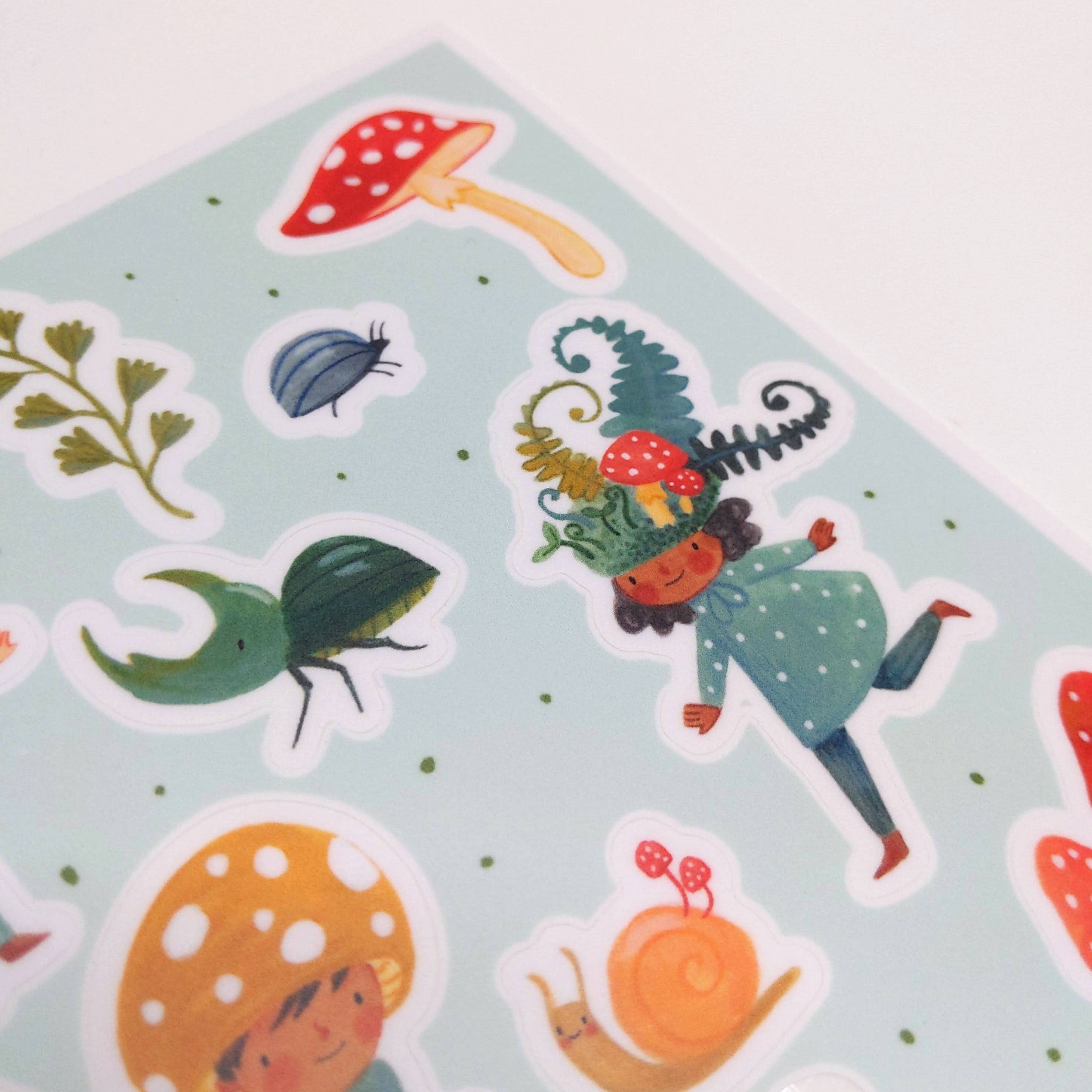 Mossy Friends Sticker Sheet - DIGS