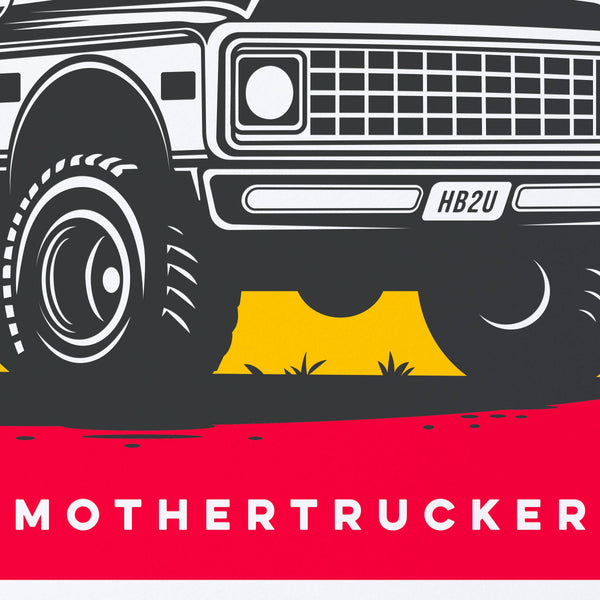 Mothertrucker Birthday Card - DIGS