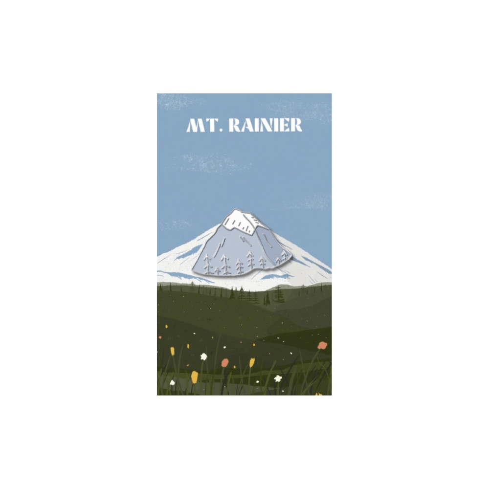 Mount Rainier Enamel Pin - DIGS