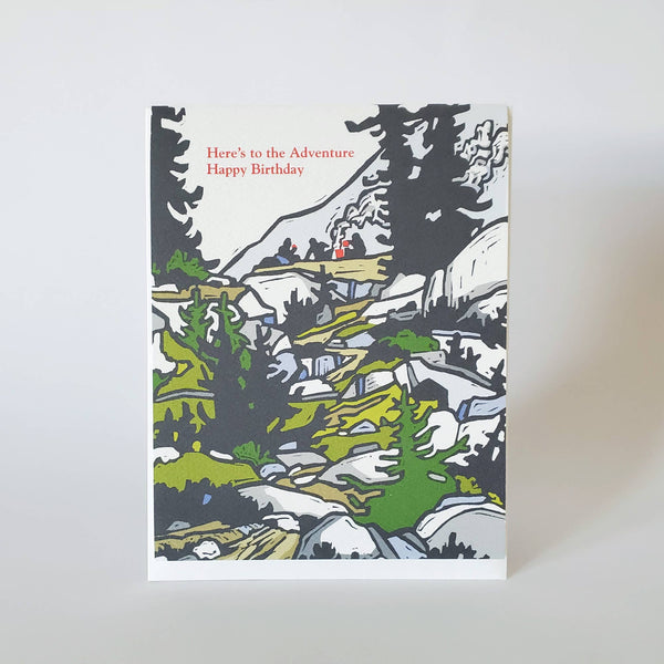 Mountain Adventure Birthday Card - DIGS