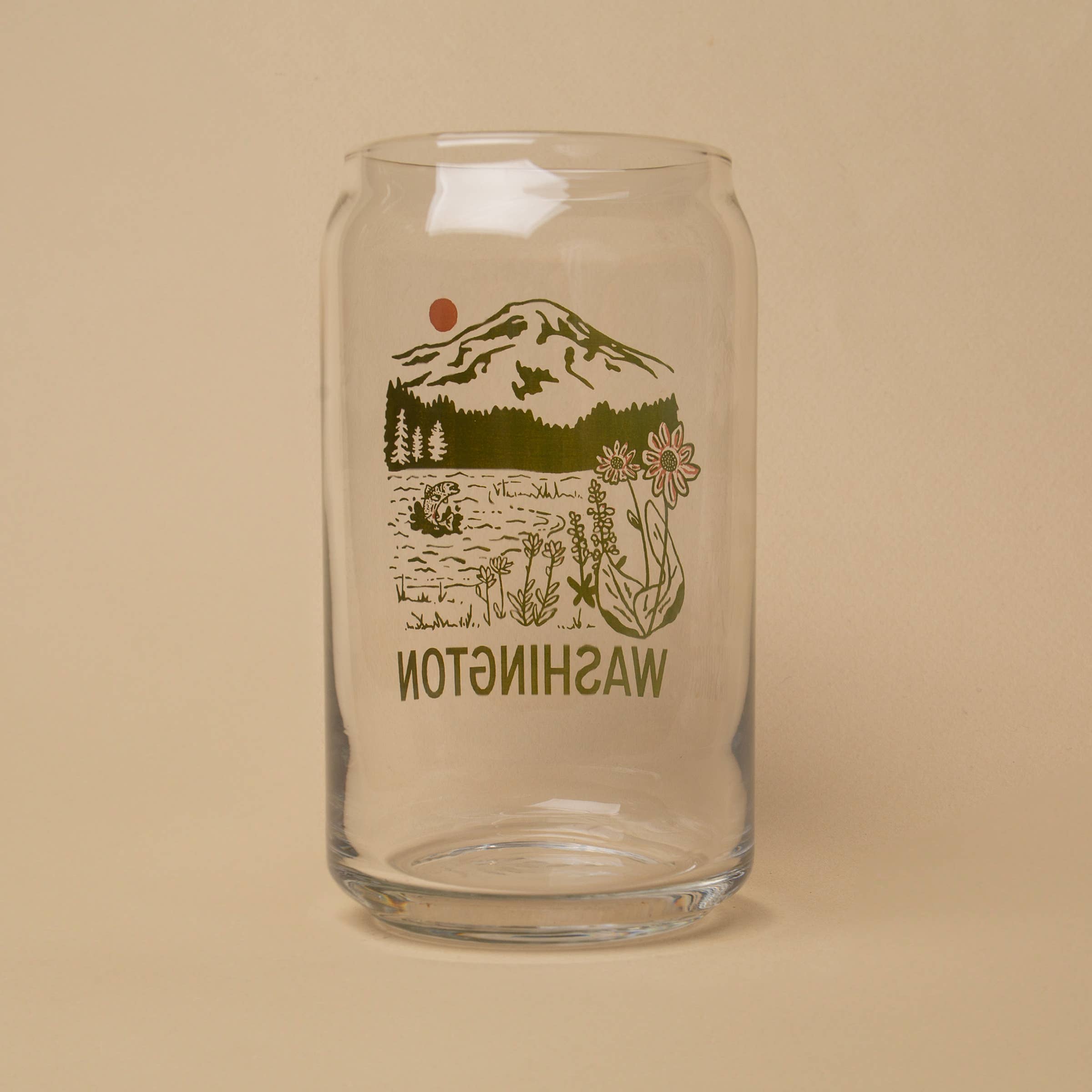 Mountain Lake Beer Can Glass - DIGS