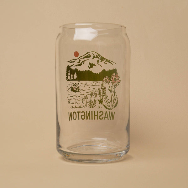 Mountain Lake Beer Can Glass - DIGS