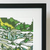 Mountain Waterfall Matted Art Print - DIGS