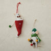 Mouse in Knit Scarf & Hat Ornament - DIGS