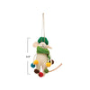 Mouse in Knit Scarf & Hat Ornament - DIGS