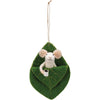 Mouse In Leaf Ornament - DIGS