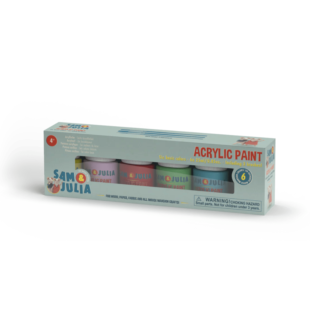 Mouse Mansion: Acrylic Paint - Set of 6 - DIGS