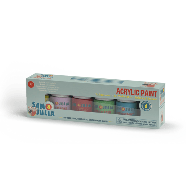 Mouse Mansion: Acrylic Paint - Set of 6 - DIGS