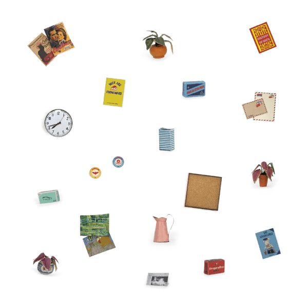 Mouse Mansion Die - Cut Prints: Bedroom Accessories - DIGS