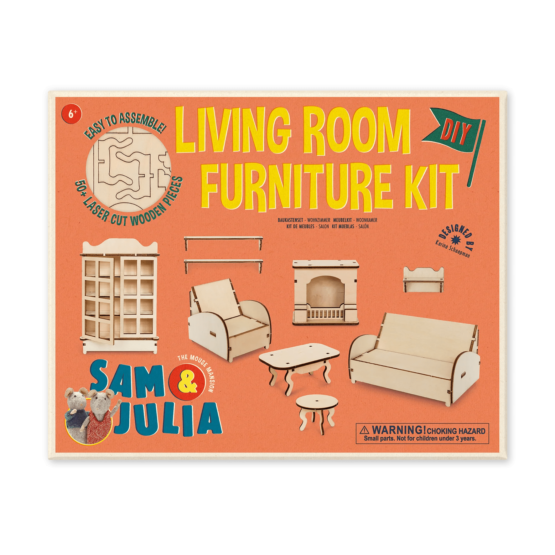 Mouse Mansion Furniture Kit: Living Room - DIGS