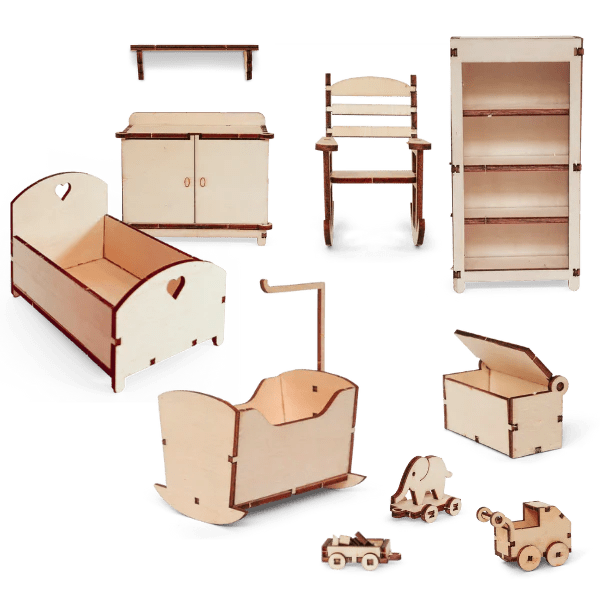 Mouse Mansion Furniture Kit: Nursery - DIGS
