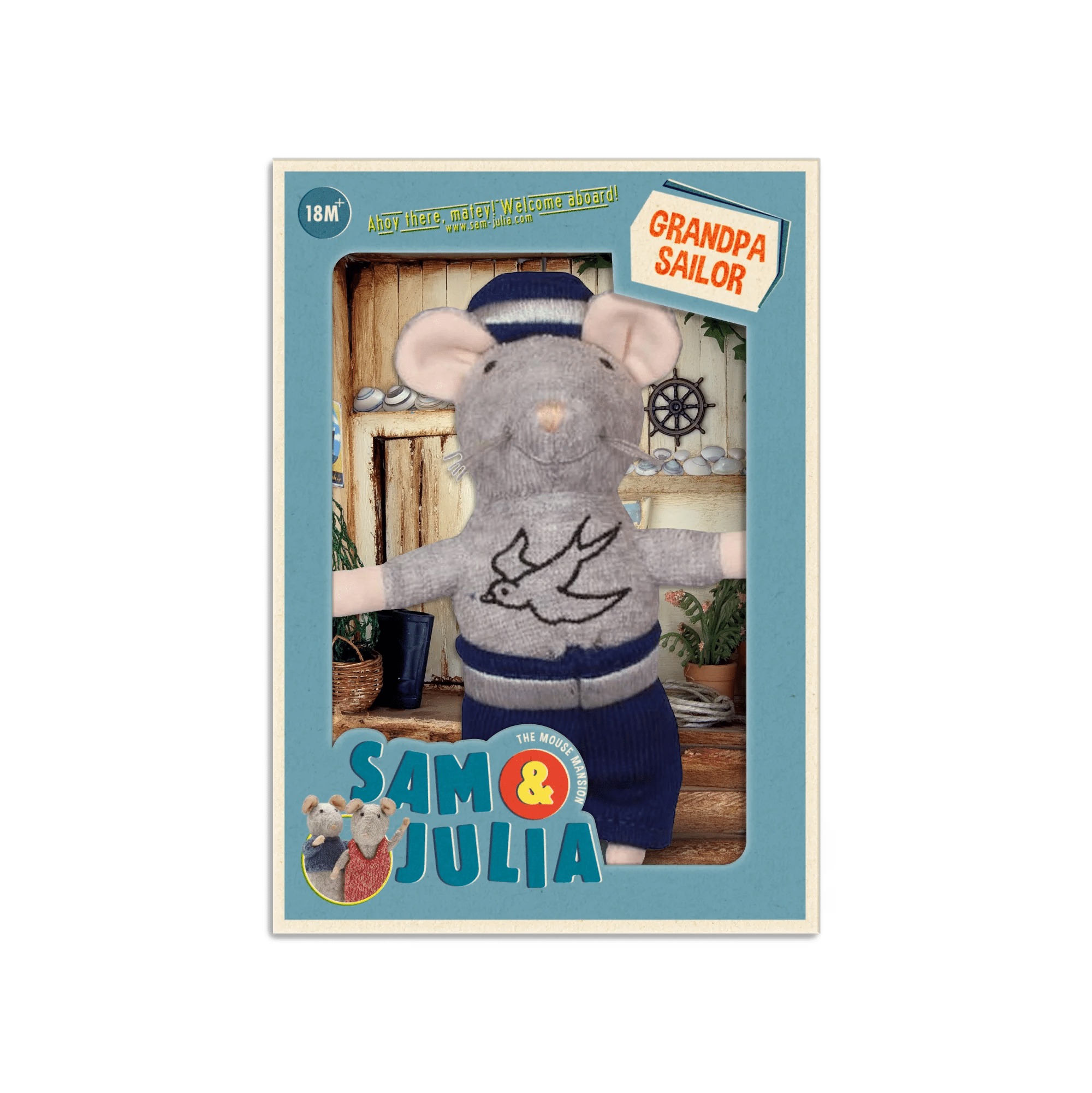 Mouse Mansion Plush Doll: Grandpa Sailor - DIGS