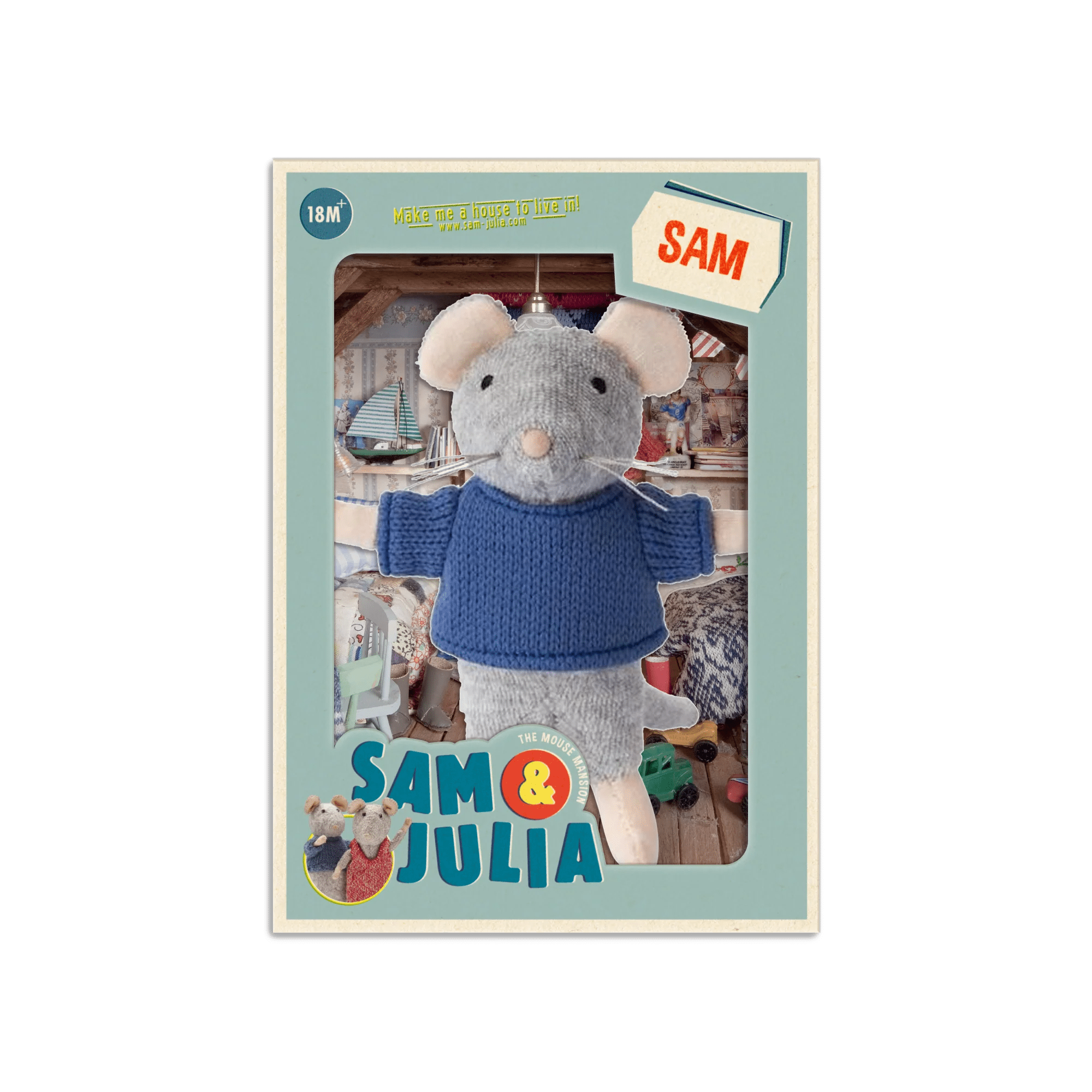 Mouse Mansion Plush Doll: Sam - DIGS