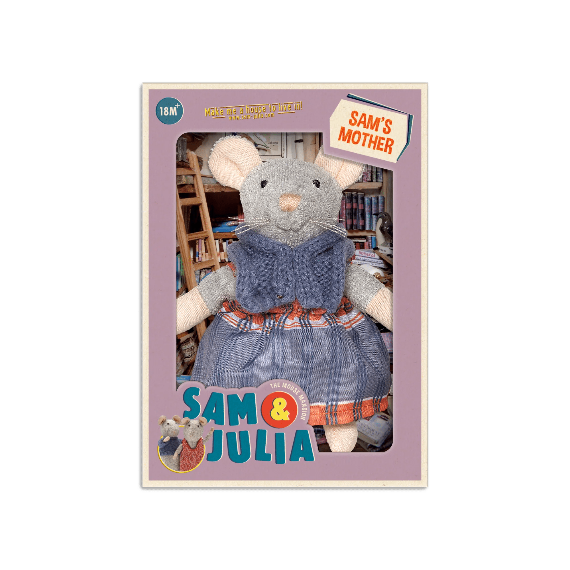 Mouse Mansion Plush Doll: Sam's Mother - DIGS